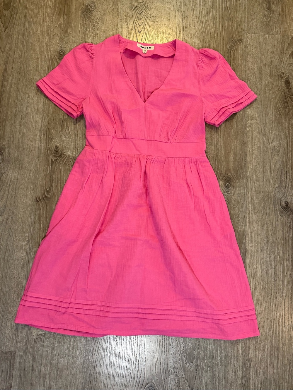 Boden Eve Double Cloth Short Dress - Picture 4 of 9
